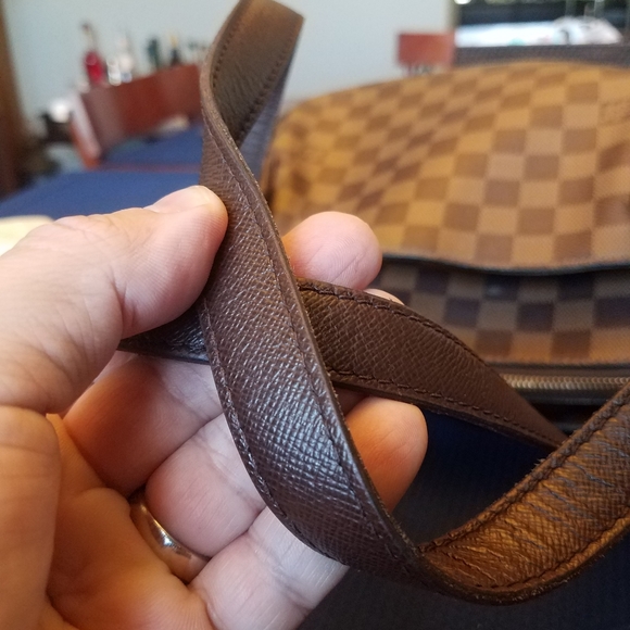 SOLD@!Auth. Louis Vuitton Dam. Ebene Belem MM Hand - Picture 3 of 14